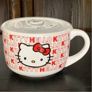 Hello kitty soup mug